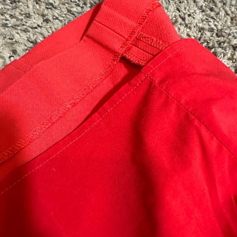 Shoshanna Very Flattering Red Sheath Dress with Seam Details - Size 12 - Picture 7 of 11